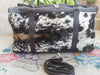 Spotted Cowhide Leather Weekender Bag