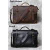 mens real leather courier bag