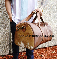 Large Cowhide Travel Purse