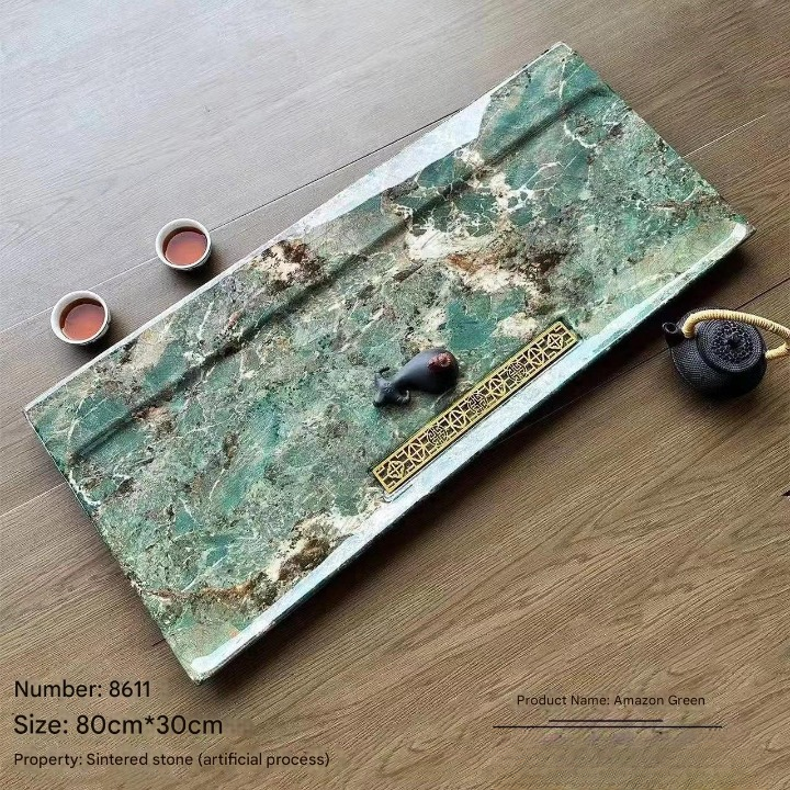 Luxury Stone Tea Tray for Modern Tea Table Setups