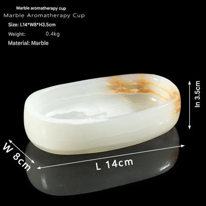 Natural Marble Aromatherapy Candle Cup 2