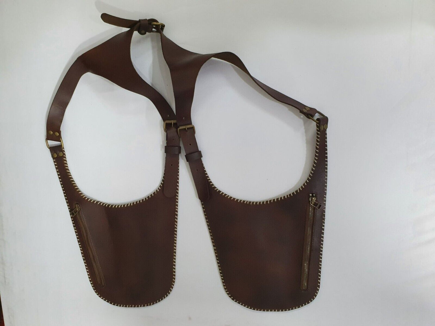 Brown Leather Shoulder Holster Bag