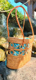 Handwoven Ethnic Rattan Tote Bag
