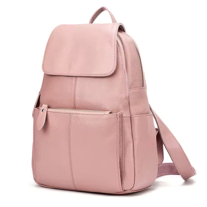 Genuine Leather Women Backpack
