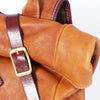 Genuine Leather Backpack Men Women Office Laptop Rucksack