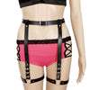 Adjustable Leather Leg Garter Belt Punk Harness