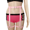 Adjustable Leather Leg Garter Belt Punk Harness