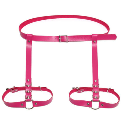 Adjustable Leather Leg Garter Belt Punk Harness