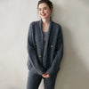 Women’s Heavyweight Cashmere Knit Cardigan Jacket