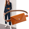 Genuine leather waist bag for women