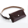 Genuine leather waist bag for women