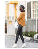 Women Skinny Leather Pants with Zippers