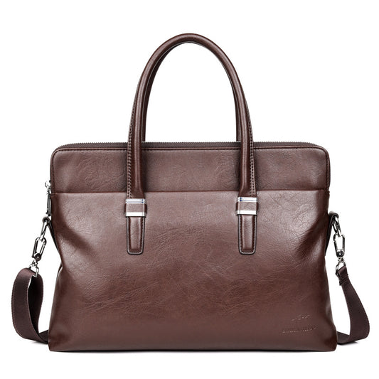 Genuine Leather Office Handbag