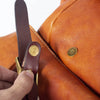 Genuine Leather Backpack Men Women Office Laptop Rucksack