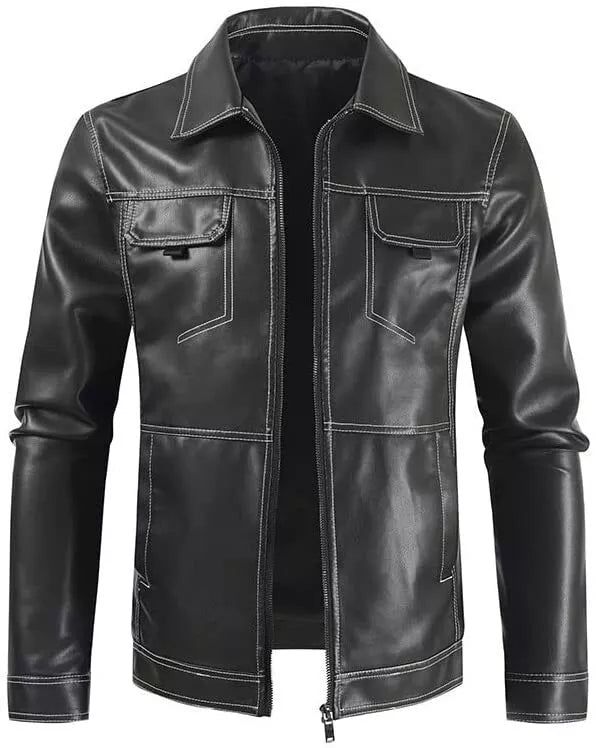 Men's Genuine Leather Fit Jacket