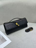 Women’s Genuine Leather Ostrich Pattern Clutch Crossbody