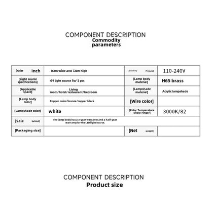 French Style Double Head Brass Wall Sconce Light