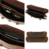 Genuine leather rucksack briefcase bag