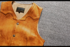 Men Vintage Brown Genuine Leather Vest