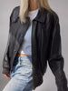 Oversize Leather Jacket Women
