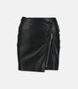 Mini Genuine Leather Skirt