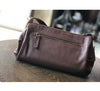 Genuine Leather Shoulder Crossbody Bag for Women Soft Wrinkled