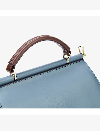 Shoulder bag women leather crossbody handbag