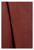 Genuine Leather Front Slit High Waist Knee Length Skirt