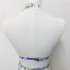 women holographic harness set belt chain skirt festival outfit set