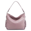 leather shoulder bag women with tassel