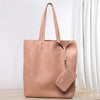 Women’s Large Leather Shoulder Tote Bag For Office