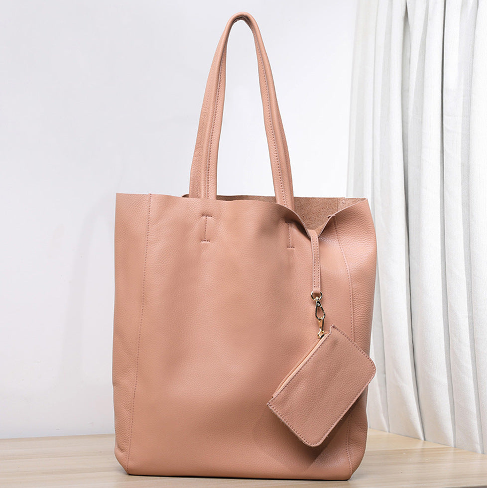 Women’s Large Leather Shoulder Tote Bag For Office