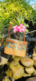 Handwoven Ethnic Rattan Tote Bag