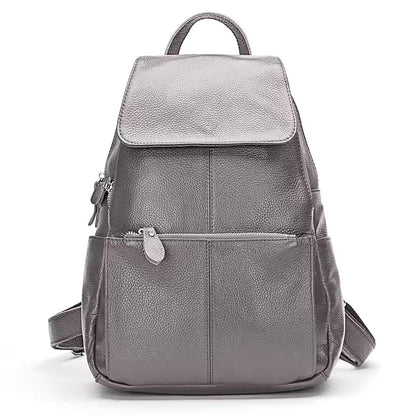 Genuine Leather Women Backpack