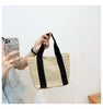 women small woven beach summer bag