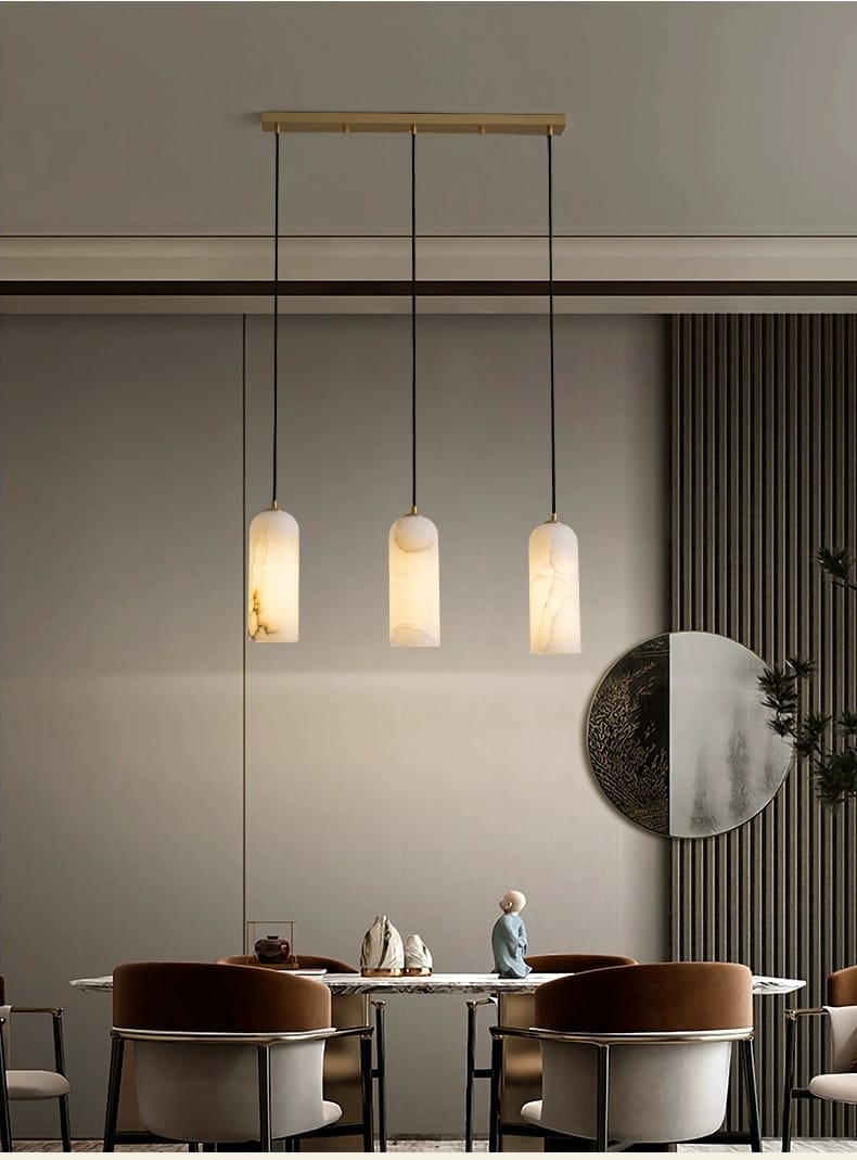 Spanish Natural Marble Pendant Ceiling Light