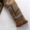 Shearling Bomber Leather Jacket Aviator