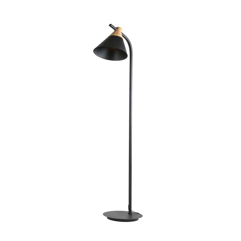 Nordic macaron cone shade standing floor lamp