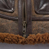 Shearling Bomber Leather Jacket Aviator