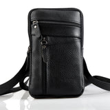 Leather phone pouch waist bag