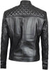 Women's Black Leather Jacket Slim Fit