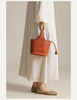 Women’s Genuine Leather Bucket Handbag Purse