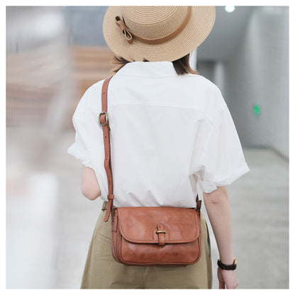 genuine leather women crossbody sling bag