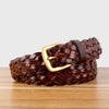 Braided Real Leather Belt For Women