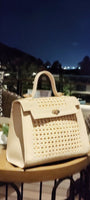 Handwoven Webbing Rattan Summer Bag