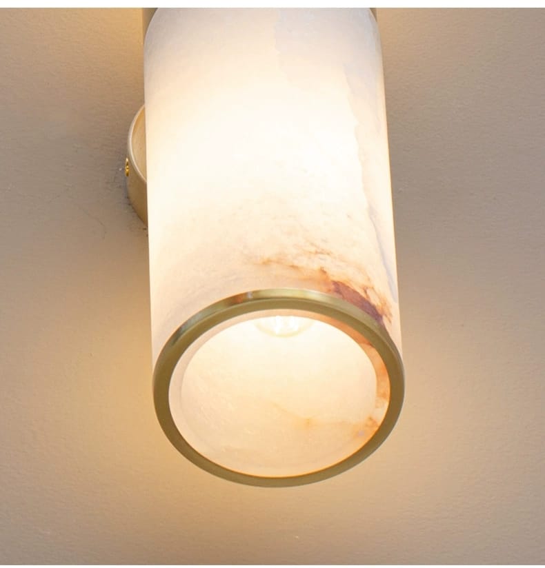 Marble Lamp Spanish Marble Solid Copper Wall Sconce