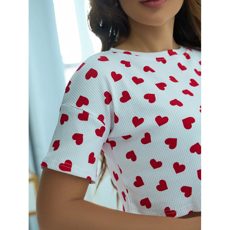 Women’s Two-Piece Summer Outfit with Crop Top