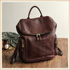 Genuine Leather Large Backpack Travel