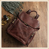 Genuine Leather Large Backpack Travel