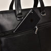 Genuine Leather Men's Office Briefcase Bag